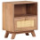VidaXL vidaXL Solid Mango Wood Bedside Cabinet 40x30x50 cm Nightstand Bedside Table 11