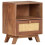 VidaXL vidaXL Solid Mango Wood Bedside Cabinet 40x30x50 cm Nightstand Bedside Table 9