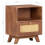 VidaXL vidaXL Solid Mango Wood Bedside Cabinet 40x30x50 cm Nightstand Bedside Table 7