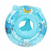 (Blue) Kids Baby Swimming Inflatable Ring Safety Seat Float Raft Chair Pool Bathtub Toy