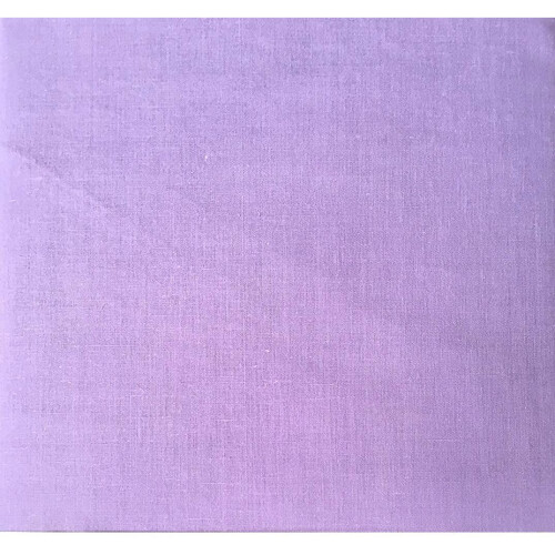 (Single, Lilac) Plain Luxuary Percale Polycotton Flat Sheet Easy Care Long Lasting in 17 Colours