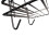 Direct Online Houseware 3 Tier Non Rust Hanging Shower Caddy Bathroom Organiser in Black 5