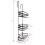 Direct Online Houseware 3 Tier Non Rust Hanging Shower Caddy Bathroom Organiser in Black 3