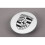 PORSCHE CENTRE WHEEL HUB CAPS - 76mm - SILVER/BLACK 1
