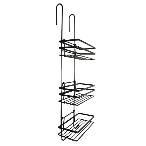 Direct Online Houseware 3 Tier Non Rust Hanging Shower Caddy Bathroom Organiser in Black 1