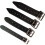 Mens Kilt Extension Replacement Leather Strap and Buckle 3/4" Black 3