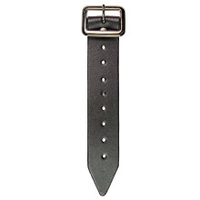 Mens Kilt Extension Replacement Leather Strap and Buckle 1 1/4" Black