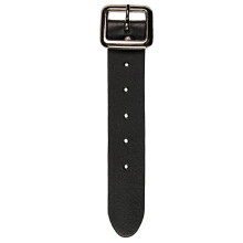 Mens Kilt Extension Replacement Leather Strap and Buckle 1" Black