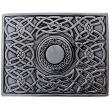 (Torque Polished) Kilt Belt Buckle Mens Pewter Torque 4 Styles Antique and Chrome Scottish Made