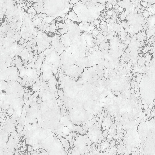 DEBONA Athena Marble Effect Wallpaper Debona Plain Glitter Metallic White Silver