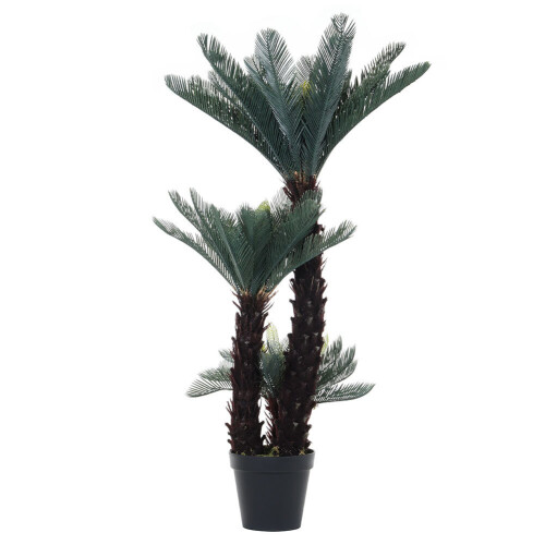 Living And Home 125CM Large Artificial Cycas Tree Plant with Pot 2