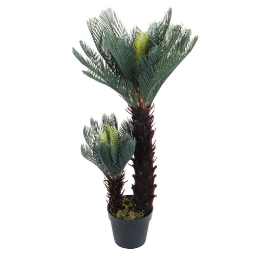 Living And Home Realistic Artificial Cycas Palm Tree With Pot, 90CM 1