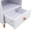 Living And Home (1 Drawer) Bedside Table Nightstand Cabinet Storage Unit with Drawer 8