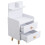 Living And Home (2 Drawer) Bedside Table Nightstand Cabinet Storage Unit with Drawer 5
