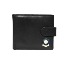 Hartlepool United football club black leather wallet
