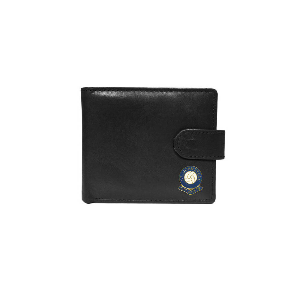 St Johnstone football club black leather wallet