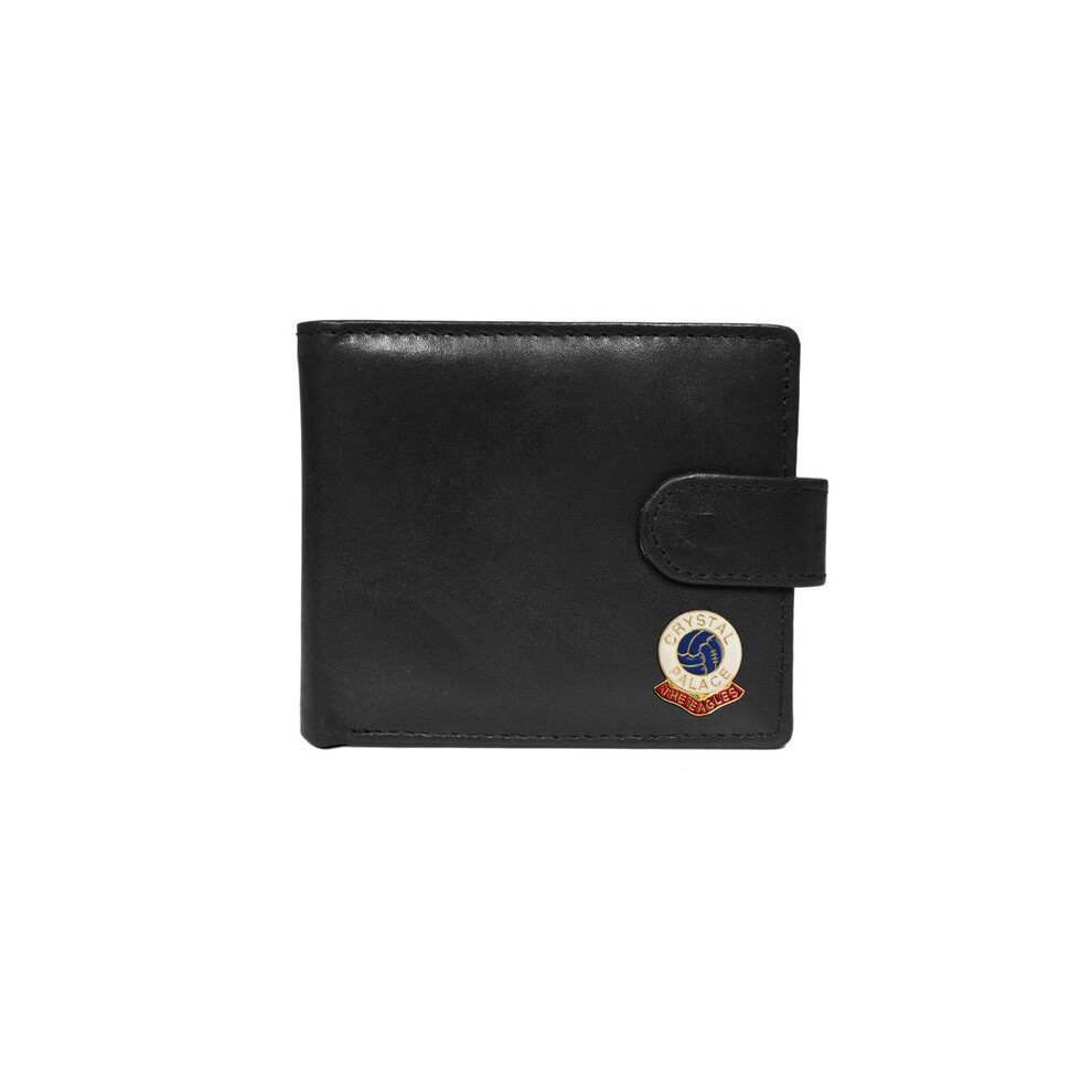 Crystal Palace football club black leather wallet