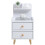 Living And Home (2 Drawer) Bedside Table Nightstand Cabinet Storage Unit with Drawer 3