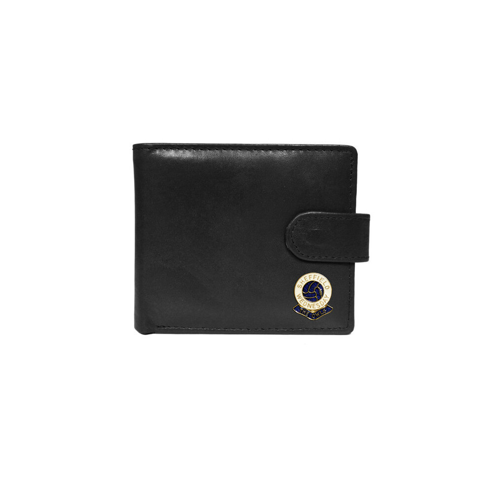 Sheffield Wednesday football club black leather wallet