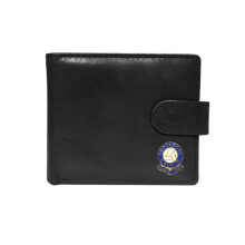 Stockport County football club black leather wallet