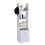 Living And Home (4 Tier) Tall Slim Storage Shelf Beside Table with Lockable Drawer White 3