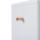 Living And Home (4 Tier) Tall Slim Storage Shelf Beside Table with Lockable Drawer White 6