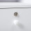 Living And Home (5 Tier) Tall Slim Storage Shelf Beside Table with Lockable Drawer White 6