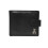 Quality black leather teddy bear wallet 1