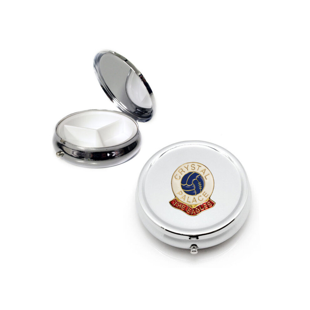 Knight Silver Crystal Palace Football Club Pill Box