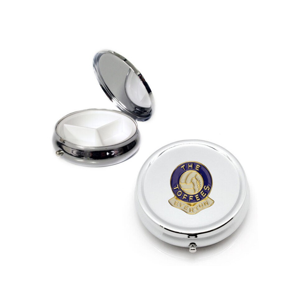 Knight Silver Everton Football Club Pill Box
