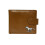 Galloping horse tan leather wallet 1