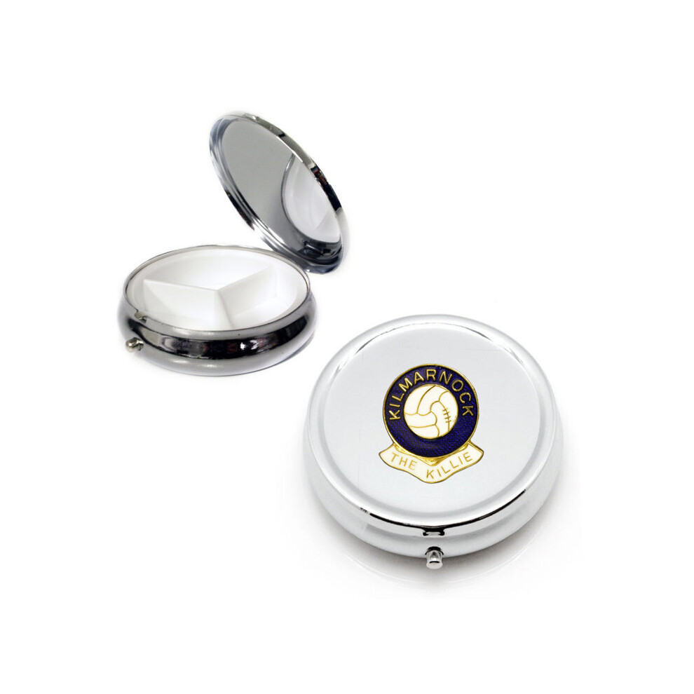 Knight Silver Kilmarnock Football Club Pill Box