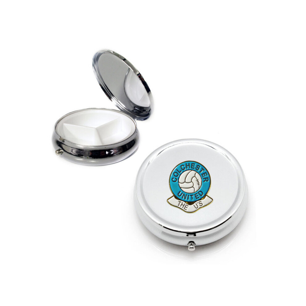 Knight Silver Colchester United Football Club Pill Box