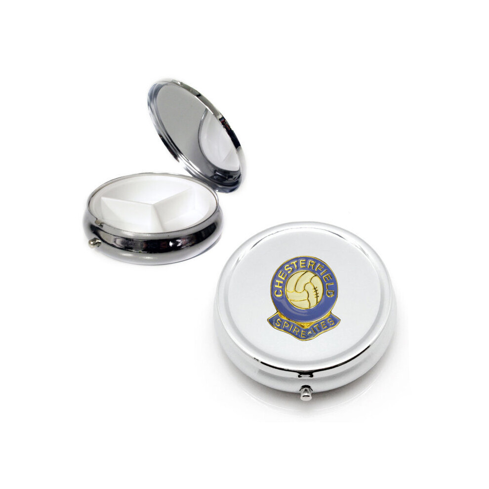 Knight Silver Chesterfield Football Club Pill Box