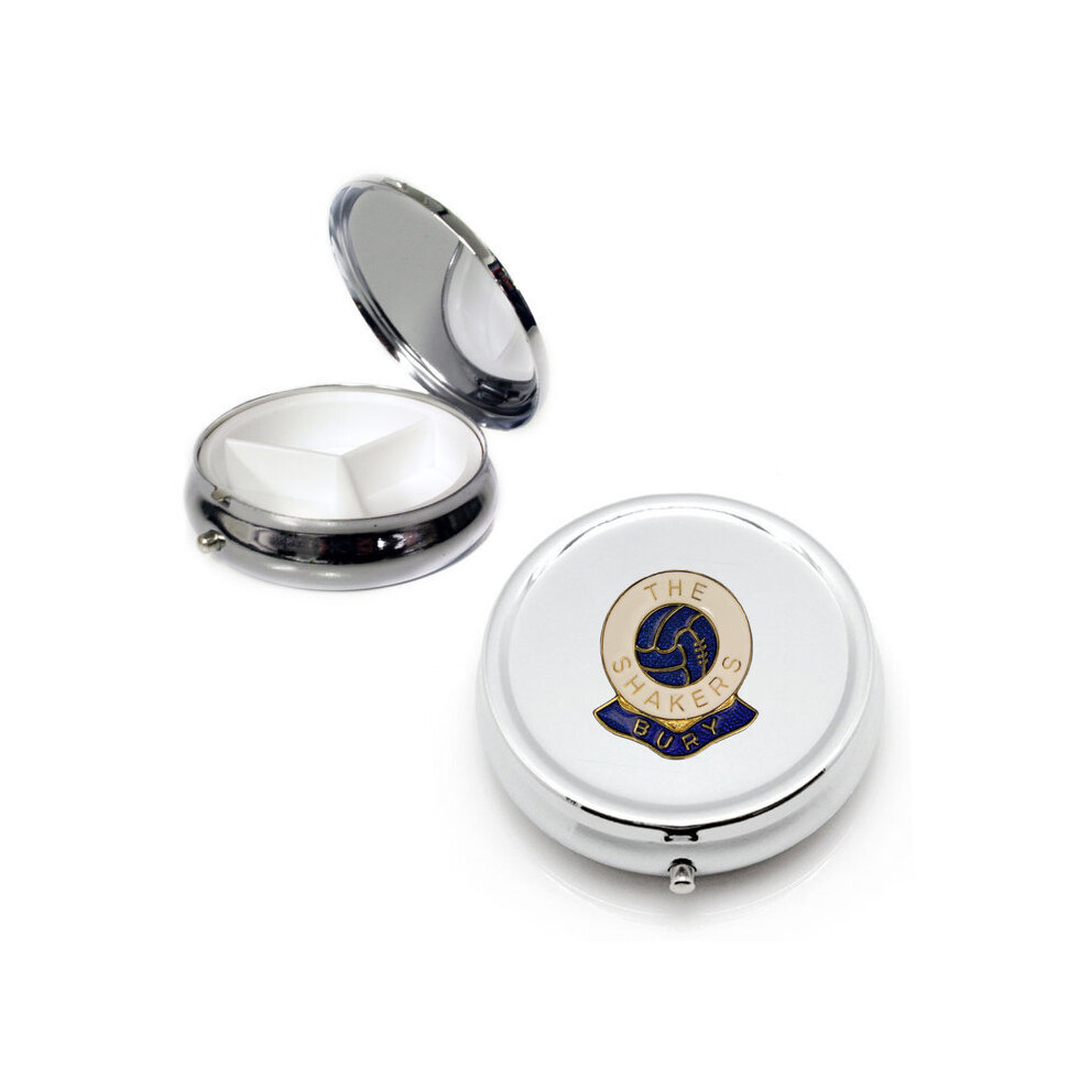 Knight Silver Bury Football Club Pill Box