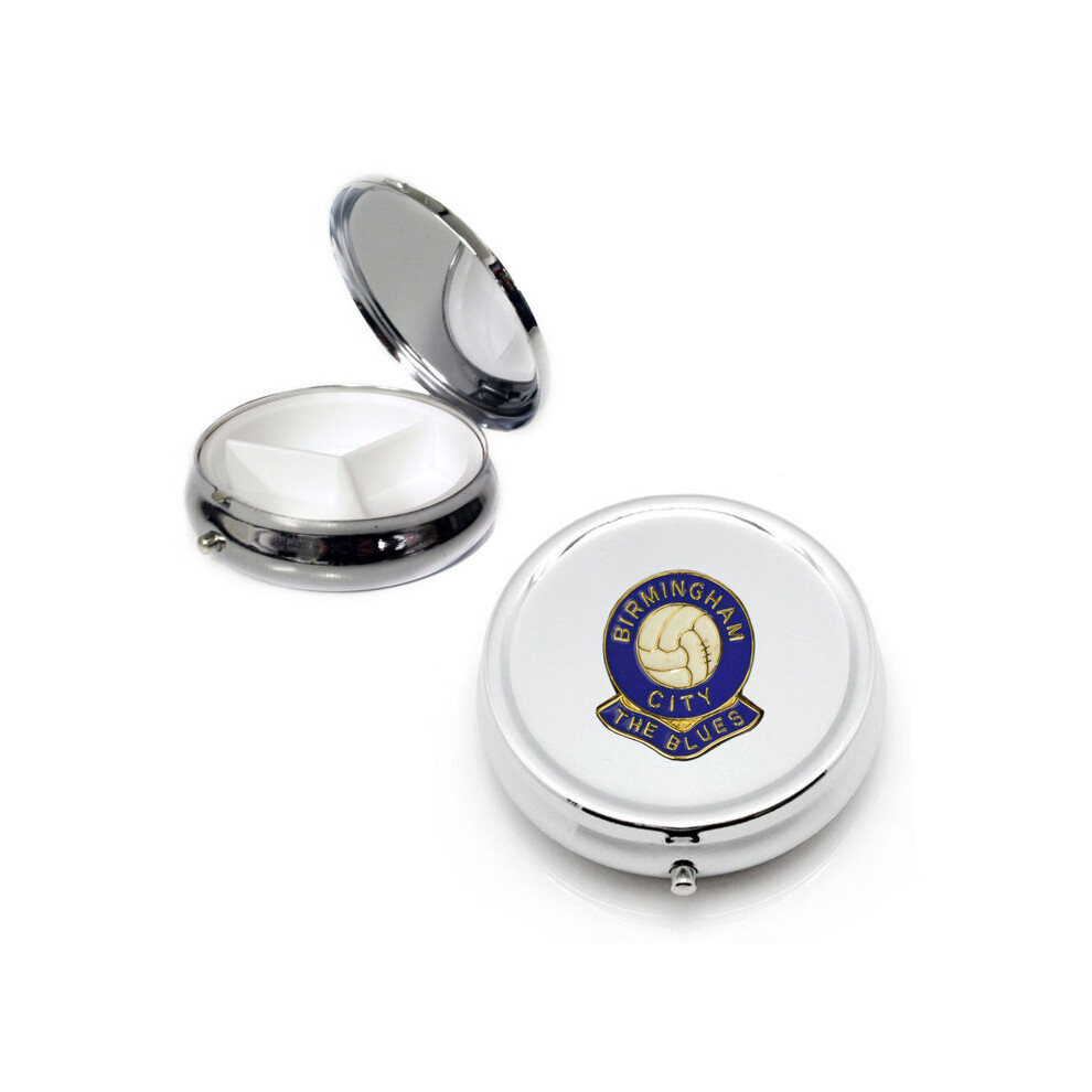 Knight Silver Birmingham City Football Club Pill Box