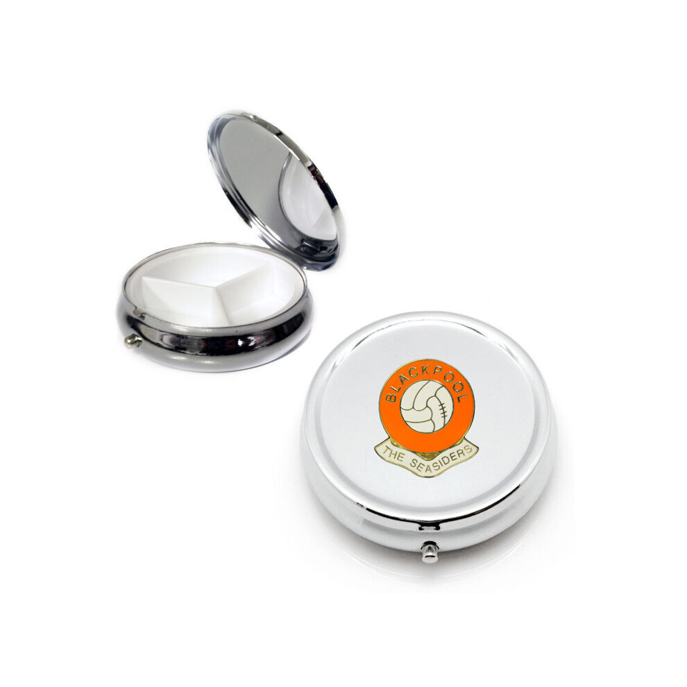 Knight Silver Blackpool Football Club Pill Box