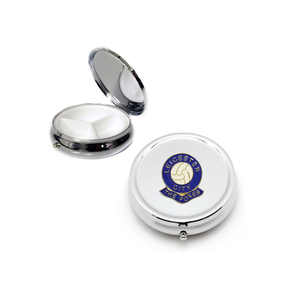 Knight Silver Leicester City Football Club Pill Box