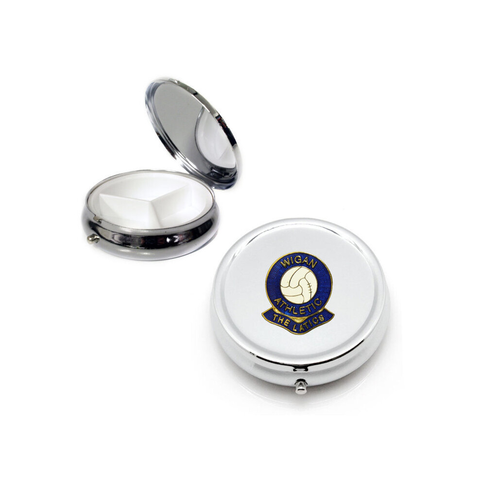 Knight Silver Wigan Athletic Football Club Pill Box