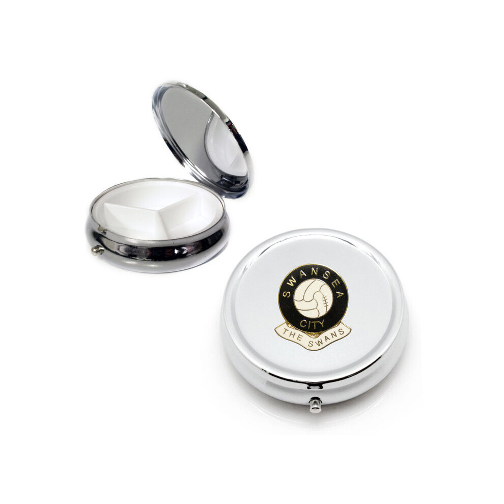 Knight Silver Swansea City Football Club Pill Box