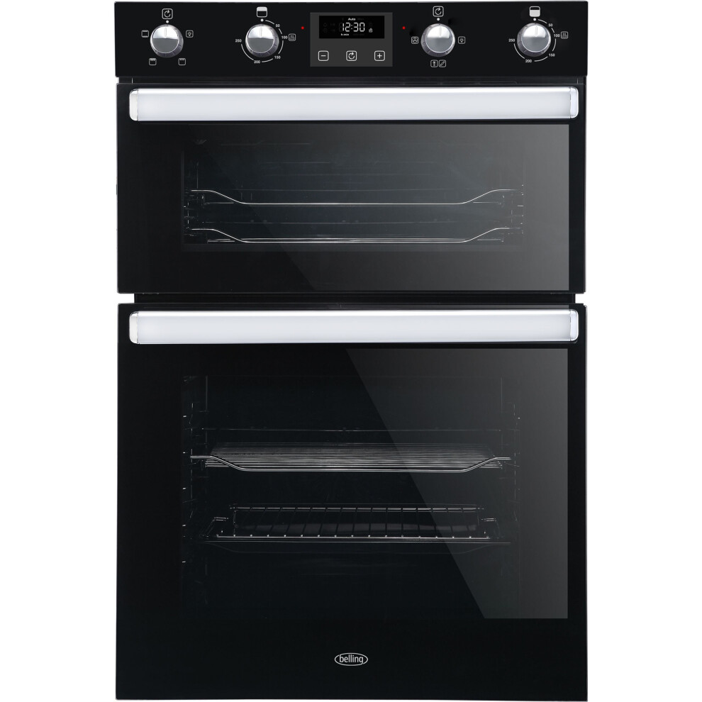 Belling Bi902fp Built In Electric Double Oven - Black