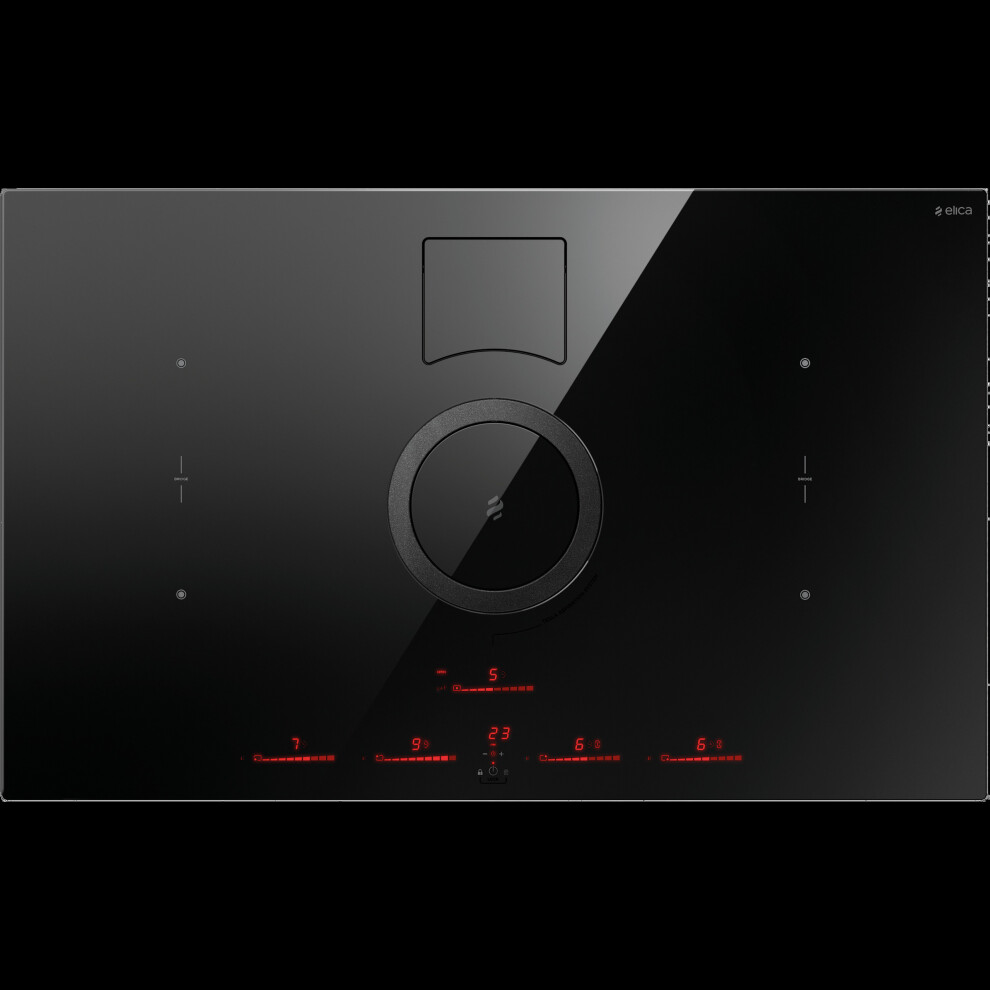 Elica NT-SWITCH BG RC 83cm Venting Induction Hob - Black