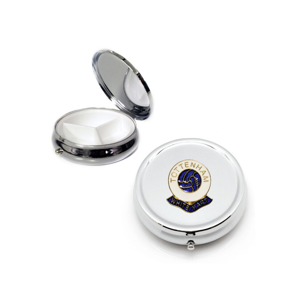 Knight Silver Tottenham Hotspur Football Club Pill Box