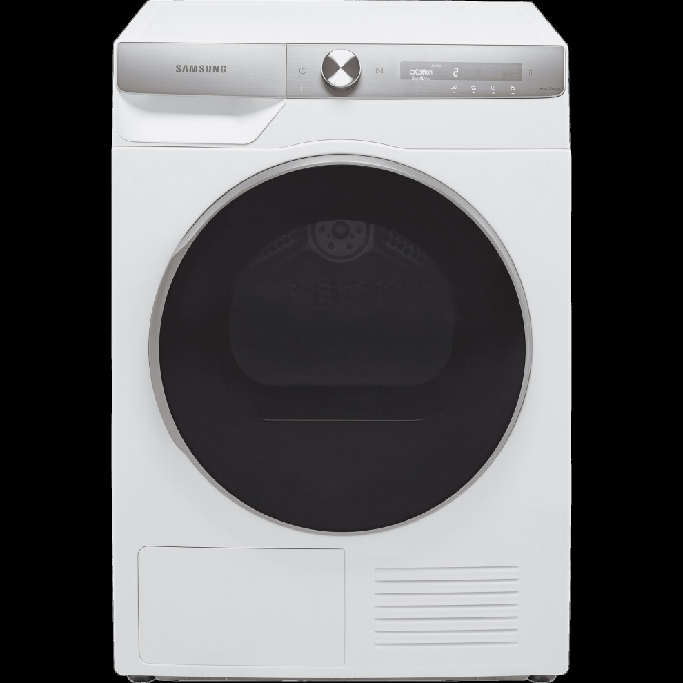 Samsung Series 9 OptimalDry DV90T8240SH Wifi Connected 9Kg Heat Pump Tumble Dryer - White