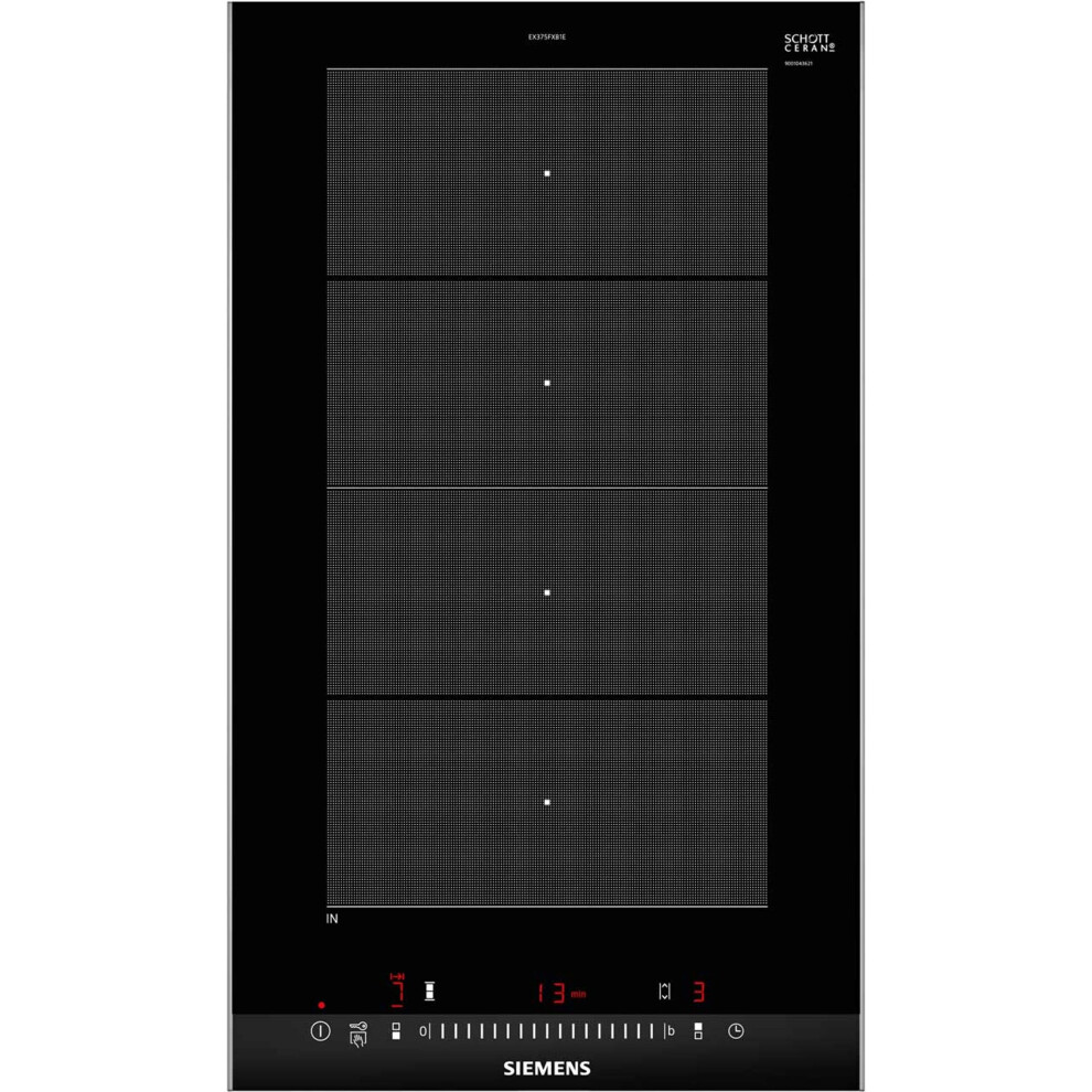 Siemens IQ-700 EX375FXB1E 30cm Induction Hob - Black