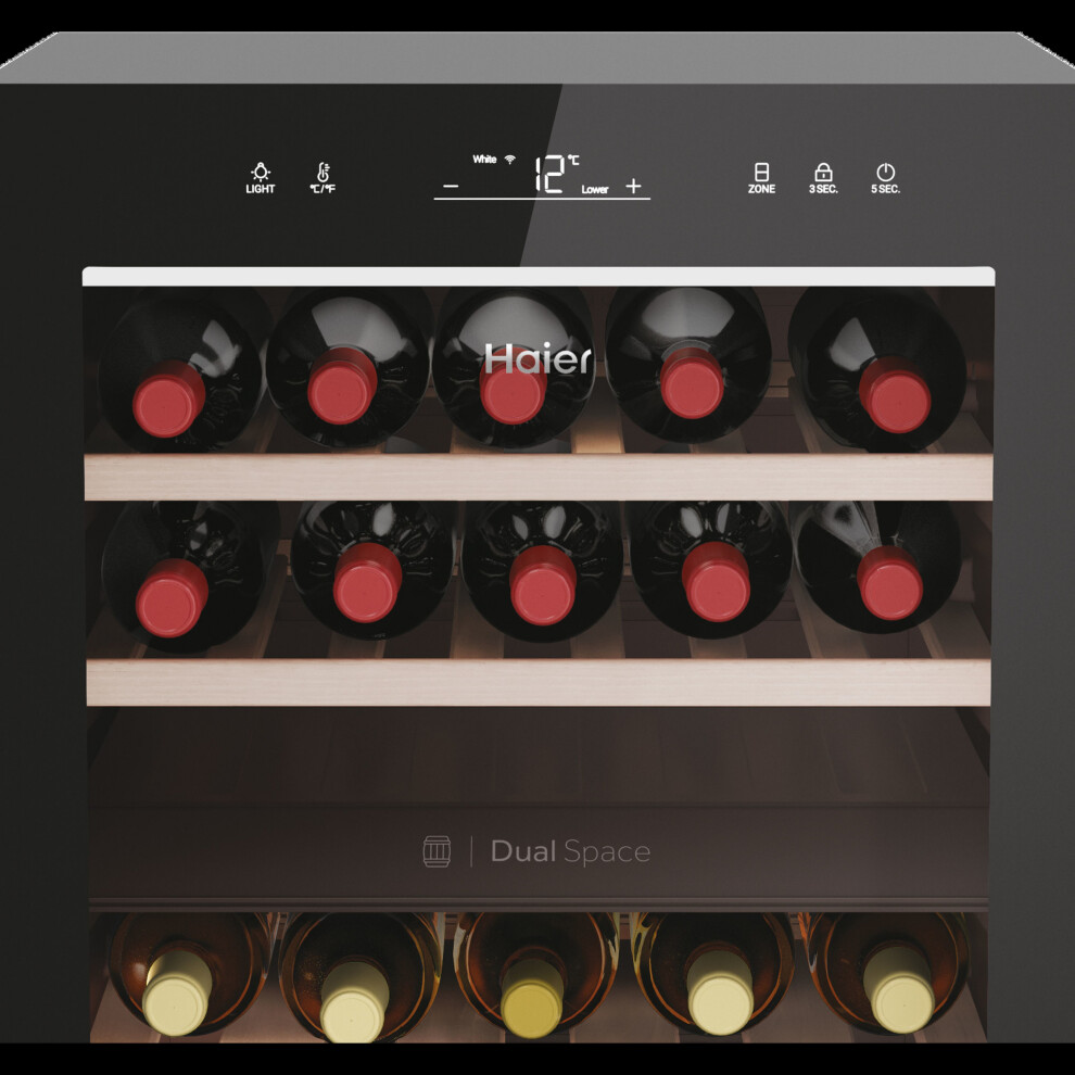 Haier HWS42GDAU1 Wine Cooler - Black