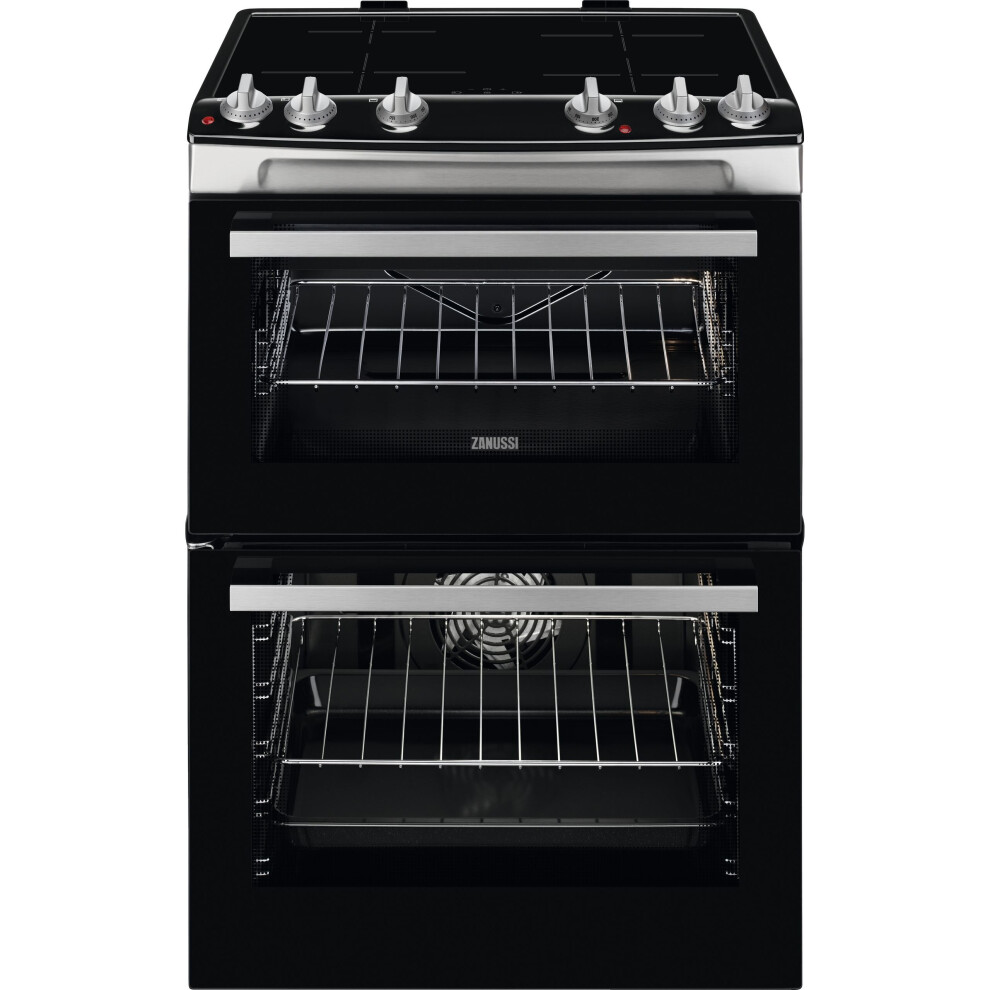 Zanussi ZCI66080XA Electric Cooker with Induction Hob - Stainless Steel