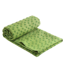 (Green) 183*63cm Non Slip Yoga Towel Blanket Fitness Free Sweat Absorbent Yoga Mat Towel