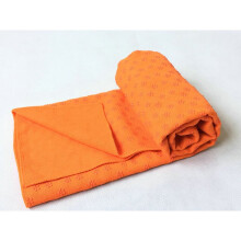 (Orange) 183*63cm Non Slip Yoga Towel Blanket Fitness Free Sweat Absorbent Yoga Mat Towel