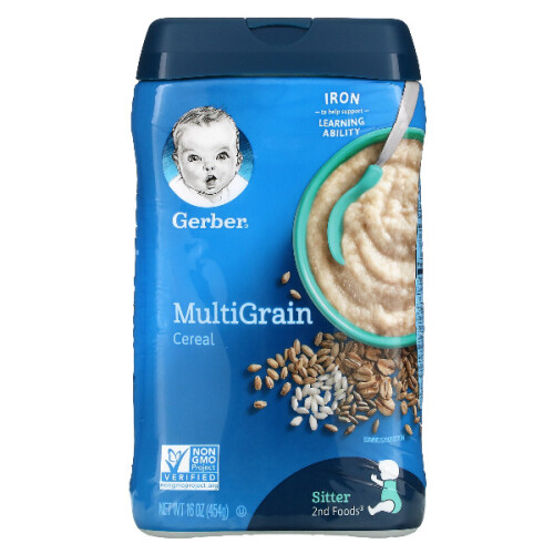 Gerber Gerber, Multigrain Cereal, 2nd Foods, 454g
